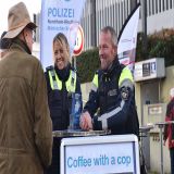 Die Polizei MK lud zum Gespräch bei einer Tasse Tee oder Kaffee.