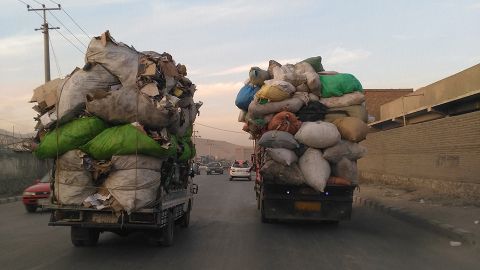 typische Ladungssicherung in Kabul